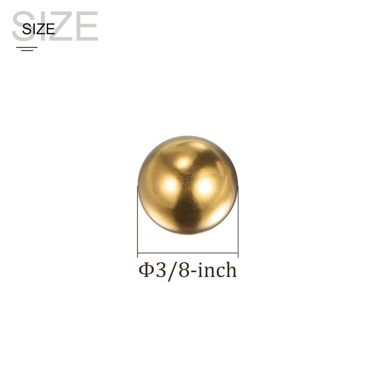 Kozelo 24pcs Brass Precision Balls - [3/8-inch] Round for Bearings Bushings Valves, Machinery, Automotive, and DIY Use - Image 3